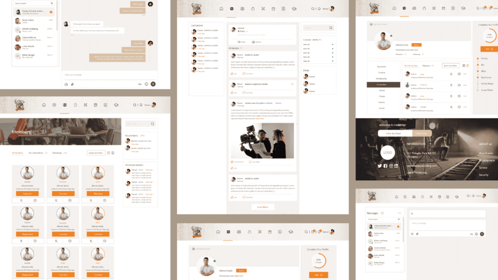 Fully functional social media features